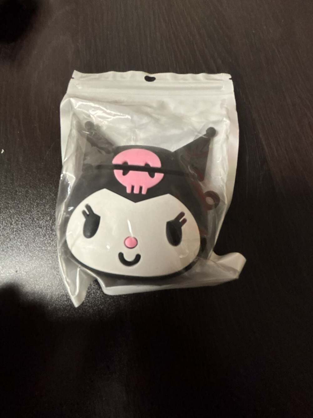 Sanrio Kuromi 3D Silicone AirPods Case Cover with Keychain